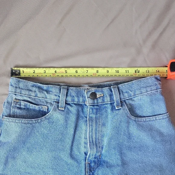 American Apparel Light Blue Jean Shorts - Picture 6 of 10